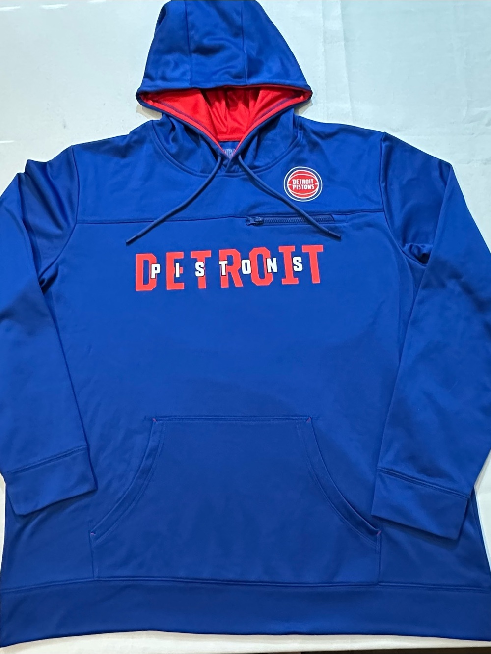 Detroit Pistons NBA Performance Hoodie Men’s 2XL